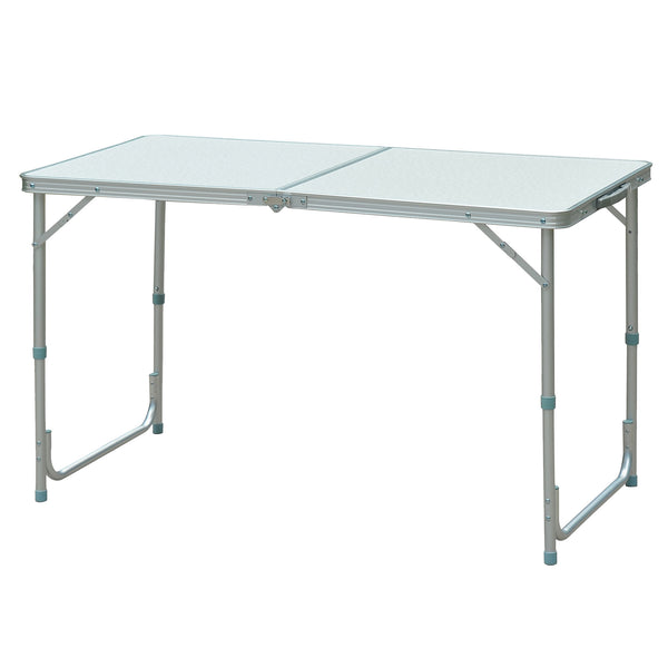 English Elm Aluminum Alloy Folding Camp Table with Mdf Top for Outdoor Picnic or Workspace T3971P383349