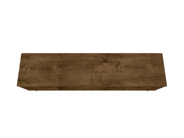 English Elm Bradley 63" Rustic Brown Tv Stand - Mid-Century Modern Design With Storage & Cable Management Solutions B365P398375