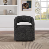 OSP Home Furnishings Devin Swivel Chair Midnight