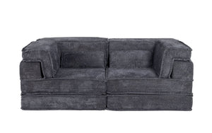 English Elm Compression Mahjong Sofa - Modern Convertible Floor Sofa Bed, Soft Fleece, No Assembly, Versatile Comfort W3723P377150