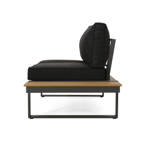 English Elm Christopher Knight Home® - Sterling Right Arm Sofa Seater – Modern Lightweight Aluminum Frame, Water-Resistant Cushions & Style 68036.00FGRY