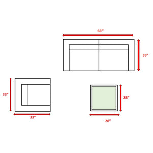 English Elm Fully Assembled 3-Person Wicker Seating Group With Cushions – Stylish, Durable & Ready For Relaxation! B120S00171