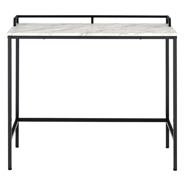 OSP Home Furnishings Brighton Console Table White/Black
