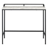 OSP Home Furnishings Brighton Console Table White/Black