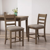 Christopher Knight Home® Farmhouse Upholstered Counter Stools - Set of 2