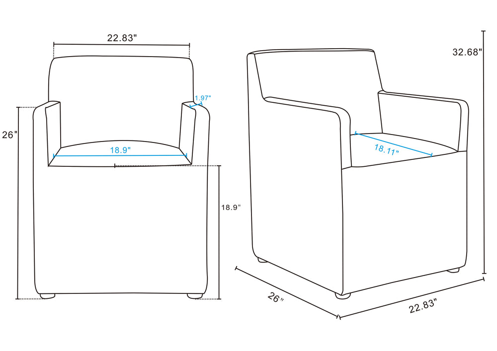 English Elm Anna Modern Square Faux Leather Dining Armchair – Light Stone Grey, Stylish Comfort For Any Space B365P398291
