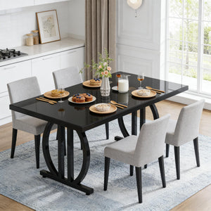 English Elm Bar Table Two Tier Industrial Metal Frame Open Shelf Home Kitchen Entertaining Stand T3971P458769