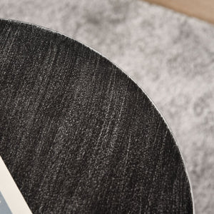 English Elm Outsunny 16" Steel Hourglass Side Table - Stylish Indoor/Outdoor Accent Table For Modern Spaces W2225P174466-GIGA