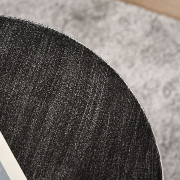 English Elm Outsunny 16" Steel Hourglass Side Table - Stylish Indoor/Outdoor Accent Table For Modern Spaces W2225P174466-GIGA