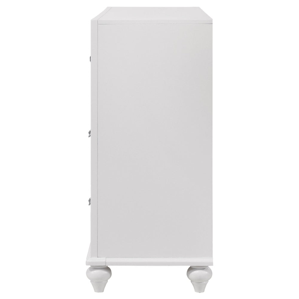 English Elm Randall Elegant 7-Drawer Dresser With Crystal Pulls & Acrylic Fronts – Modern Storage Solution B062P374128-GIGA