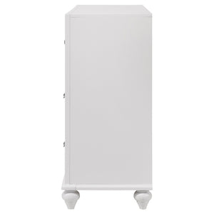 English Elm Randall Elegant 7-Drawer Dresser With Crystal Pulls & Acrylic Fronts – Modern Storage Solution B062P374128-GIGA