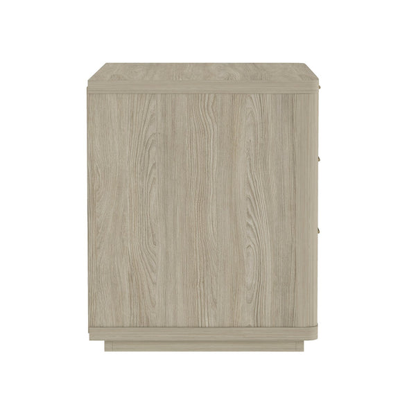 English Elm Evelyn 32" Nightstand In Natural Finish - Modern 3-Drawer Bedside Storage Solution For Any Room B365P398535