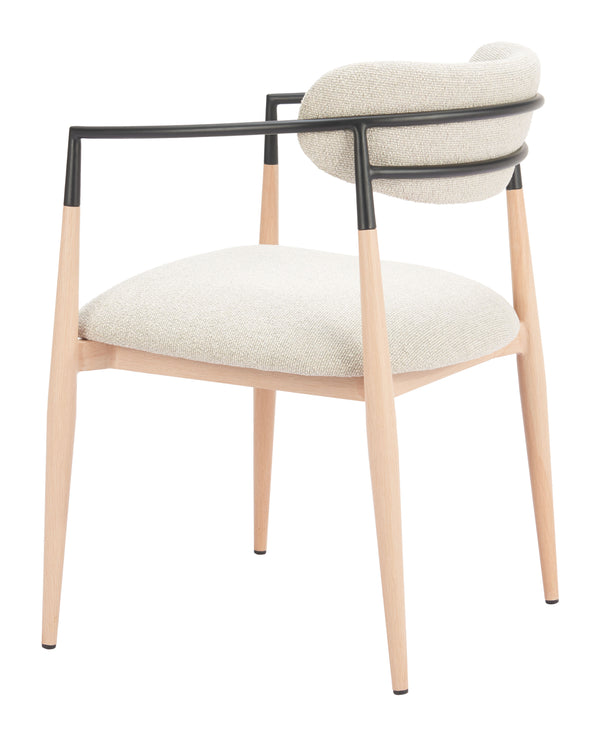 Zuo Modern Equinox Armless Dining Chair Set Of 2 - Stylish Modern Design For Elegant Hospitality Spaces Gray 100% Polyester,Steel 110853-zuo-modern