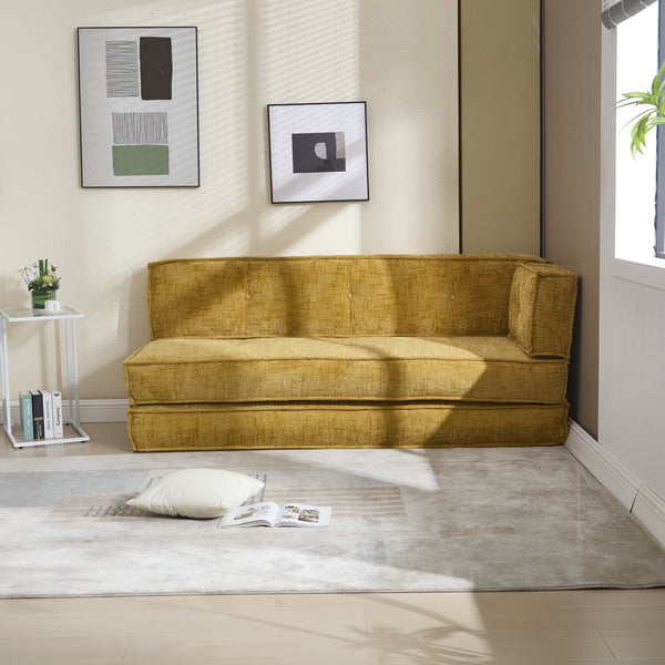 English Elm Coolmore Modular Chenille Sofa - Space-Saving Design, Flexible Layouts, And Built-In Side Pockets W1152P320503