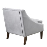 Madison Park Florian Transitional Upholstered Accent Chair MP100-1202 Light Gray