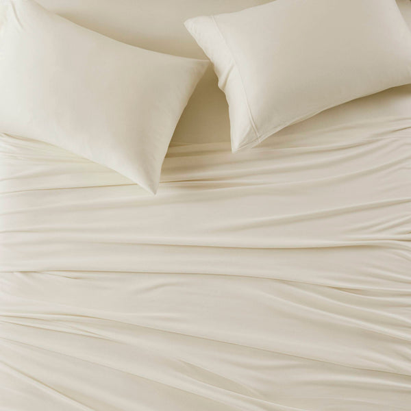 English Elm Cotton Blend Jersey Knit All Season Sheet Set For King Beds - Soft, Breathable, Cozy Comfort B035P294168