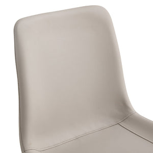 English Elm Table Set With Modern Grey Marble Mdf Top & Cushioned Chairs - Stylish, Durable, And Easy To Assemble W1151S03989-GIGA