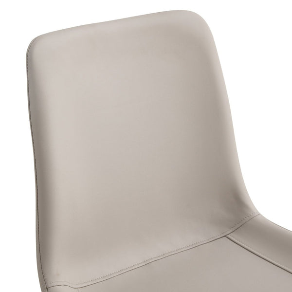 English Elm Table Set With Modern Grey Marble Mdf Top & Cushioned Chairs - Stylish, Durable, And Easy To Assemble W1151S03989-GIGA