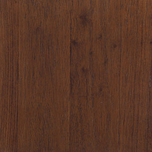 English Elm Robie Mid-Century Honey Upholstered Accent Chair with Cappuccino Wood Frame, Curved Comfort Design B062P299843