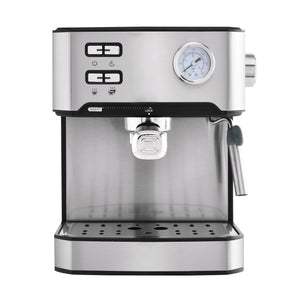 English Elm 20 Bar Stainless Steel Espresso Machine with Steam Wand for Home Barista Brewing W1002P292428