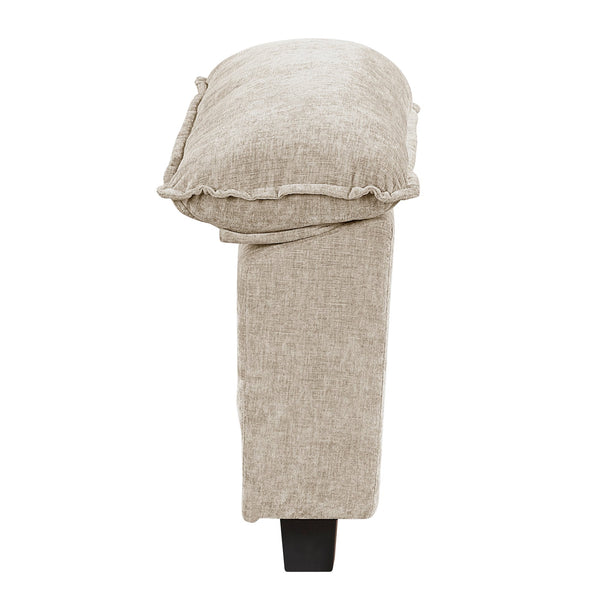 English Elm Modern 5-Piece Modular Sectional Sofa Set In Plush Taupe Chenille For Stylish Comfort & Durability B011S01810