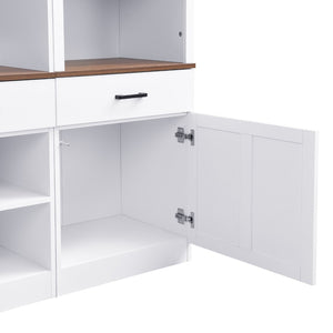 English Elm Tv Stand - Mid-Century Farmhouse Entertainment Center With Ample Storage For Tvs Up To 70 Inches N721P249240K-GIGA