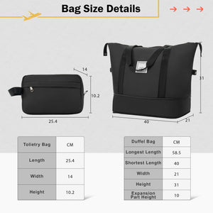 English Elm 2 Piece Abs Hard Shell Spinner Luggage Set with Tsa Lock Expandable Travel Suitcases Dark Gray N732P198744B