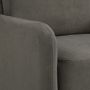 OSP Home Furnishings Lounge Seating with Chrome Base and High Density Foam for Modern Reception Areas Loveseat SL5602-SK2