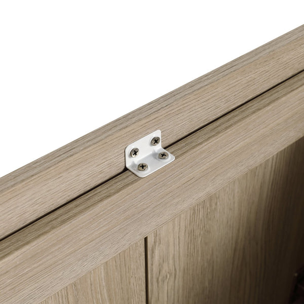 English Elm 24 Vanity Cabinet 24-inch Solid Hardwood Plywood Bathroom Vanity Base with Soft-Close Doors, Handles W99967958