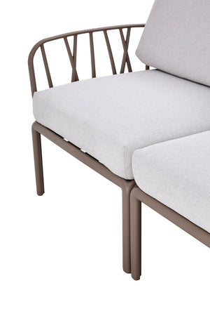 English Elm Patio Modern Single Sofa Chair With Soft Cushion - Weatherproof & Lightweight For Indoor/Outdoor Use W370S00040-GIGA