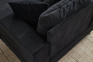 English Elm Chaise Lounge Chair With Storage Ottoman - Modern Upholstered Sofa Bed For Stylish Living Spaces W1170P353050