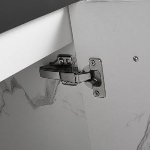 English Elm 60 Inch Wall-Mounted Bathroom Vanity With Double Black Resin Sink – Modern, Durable & Stylish Design W999S00255
