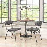 Charon Dining Chair - Set of 2 Vintage Black 110259 Zuo Modern