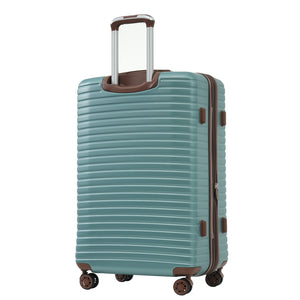 English Elm 4 Piece Abs Hard Shell Luggage Set with Spinner Wheels Tsa Lock and Packing Cubes Blue PP313145AAC