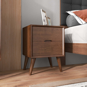 English Elm Ashcroft Furniture - Alexandra Brown Night Stand With 2 Drawers