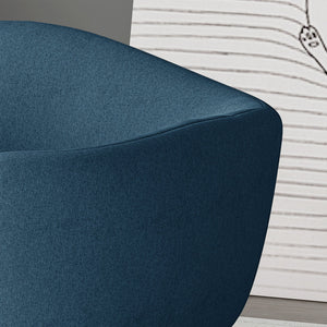 English Elm Christopher Knight Home® - DOG Bed Mid-Century Modern Small (11–25 lbs) Navy Fabric Plush Tufted Cushion with Birch Legs, 30.5x23x11 N779P179967B