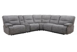 Parker House Parker Living Gladiator - Cobalt 6 Piece Modular Power Reclining Sectional with Power Adjustable Headrests Cobalt 60% Polyester, 40% PU (W) MGLA-PACKA(H)-CBL