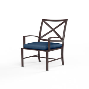 La Jolla Dining Chair in Canvas Skyline w/ Self Welt SW401-1-14091 Sunset West