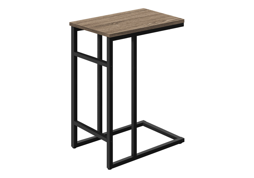 English Elm Accent Table - Contemporary C-Shaped Design For Living Room, Bedroom, Or Office - Versatile & Chic! B2710P218972