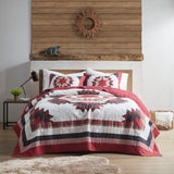 Woolrich Compass Lodge/Cabin Cotton Quilt Mini Set WR13-3589 Red