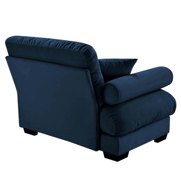 English Elm Milano Modular Sectional Piece in Plush Vintage Velvet with Bolster Arms W714P293273