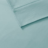 Madison Park 800 Thread Count Casual Cotton Blend Sateen Sheet Set MPH20-0015 Aqua