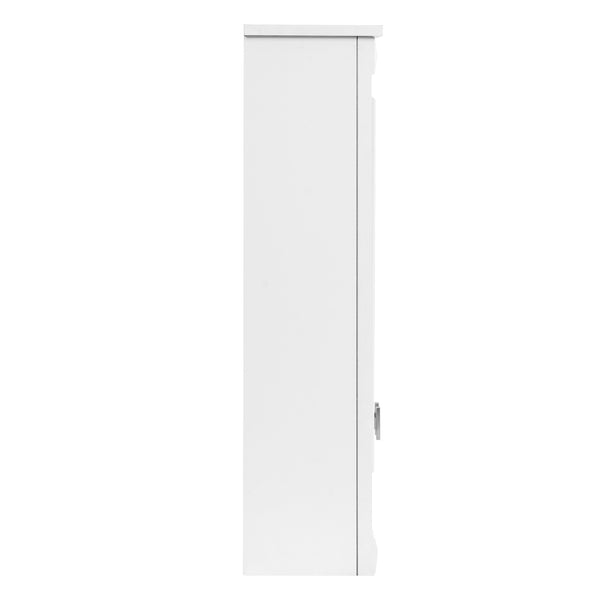 English Elm 36'' Wall Mounted Bathroom Cabinet White Wood Soft Close Double Door Storage N710P358584K