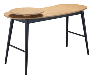 Zuo Modern Tarkiz Desk Natural - Stylish Rubberwood Design For Modern Homes, Perfect For Any Space & Aesthetic Natural Rubberwood 110512-zuo-modern