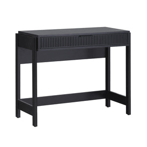 Holmes Modern Writing Desk with Reeded Drawer Black WEHOL42OS1BL0 Walker Edison