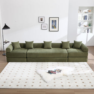 English Elm United We Win Convertible Folding Sofa Bed - Cozy Corduroy Memory Foam For Living Room & Guest Use W1568S00250-GIGA