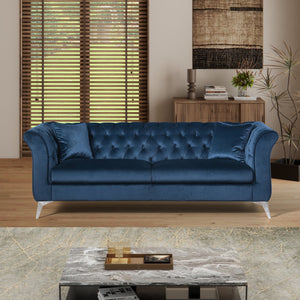 English Elm 102 Inch Linen Modular Sectional Sofa with Hidden Storage and Cloud Cushion Comfort W1099S00206
