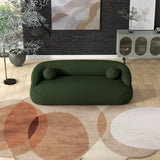 English Elm Ashcroft Furniture - Andrew Dark Green Boucle Sofa