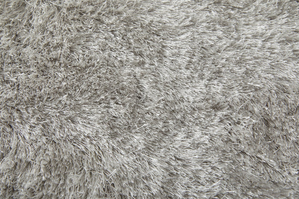 Feizy Rugs Indochine Plush Hand-tufted Polyester Shag Rug - Luxurious High Pile For Contemporary Spaces Gray,Silver Polyester 4944550fpla000e04