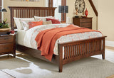 OSP Home Furnishings Modern Mission King Headboard Vintage Oak